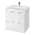 Cersanit S929-010 - Móvel suspenso para lavatório MODUO 59,5x44,7 cm branco brilhante