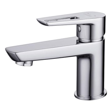 Cersanit S951-045 - Torneira do lavatório MILLE 13,4 cm cromado brilhante + lixo