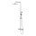 Cersanit S951-340 - Conjunto de duche com bateria termostática CITY cromo brilhante