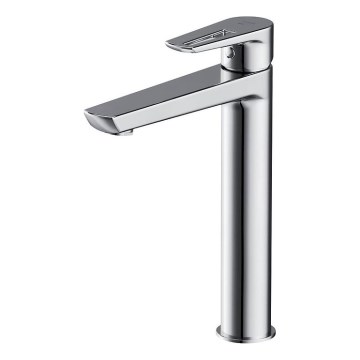 Cersanit S951-354 - Torneira do lavatório MILLE 27 cm cromado brilhante + lixo