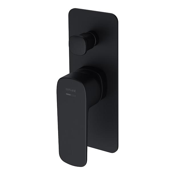 Cersanit S951-373 - Torneira de duche para instalação embutida LARGA preto