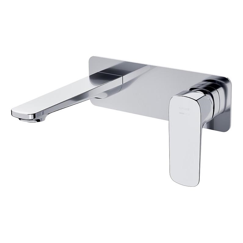 Cersanit S951-386 - Torneira do lavatório para instalação embutida LARGA cromado brilhante