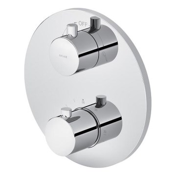 Cersanit S951-564 - Torneira de duche termostática para instalação embutida ZEN cromado brilhante