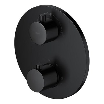 Cersanit S951-567 - Torneira de duche termostática para instalação embutida ZEN preto
