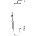 Cersanit S952-011 - Conjunto de duche com bateria encastrada MODUO cromo brilhante