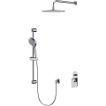 Cersanit S952-014 - Conjunto de duche com bateria encastrada CITY cromo brilhante
