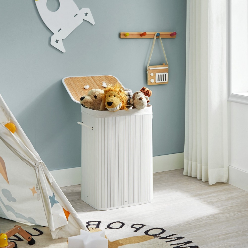 Cesto de roupa GUS branco