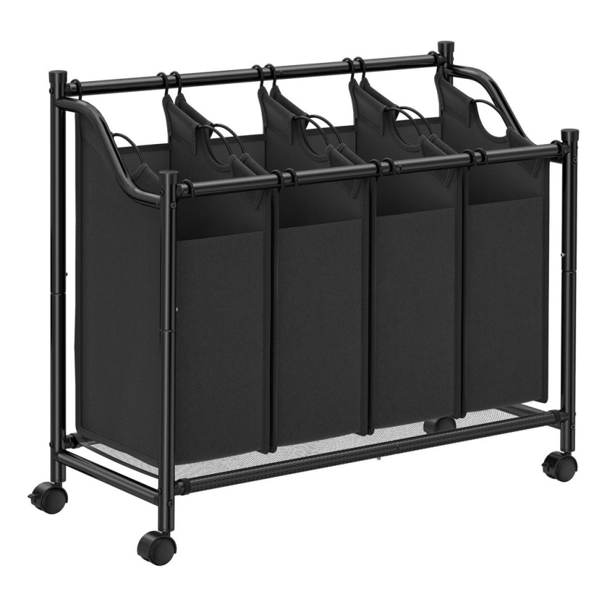 Cesto de roupa LINA preto