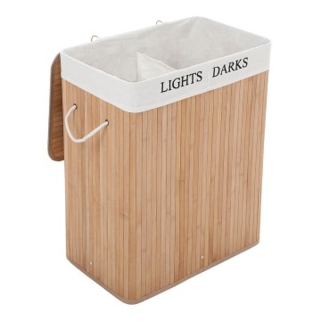 Cesto para roupa GUS castanho