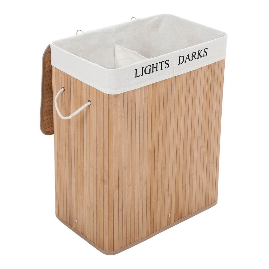 Cesto para roupa GUS castanho