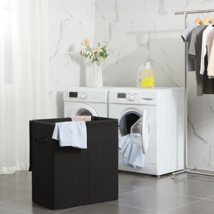 Cesto para roupa NASH preto