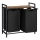 Cesto para roupa REX 73x72x33 cm castanho/preto