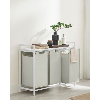 Cesto para roupa REX branco