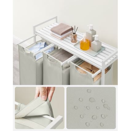 Cesto para roupa REX branco