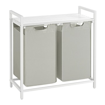 Cesto para roupa REX branco