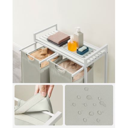 Cesto para roupa REX branco