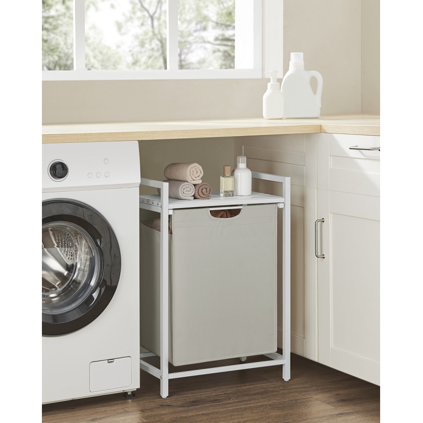 Cesto para roupa REX branco