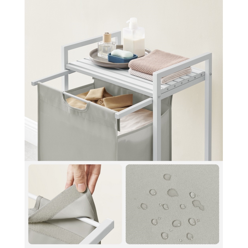 Cesto para roupa REX branco