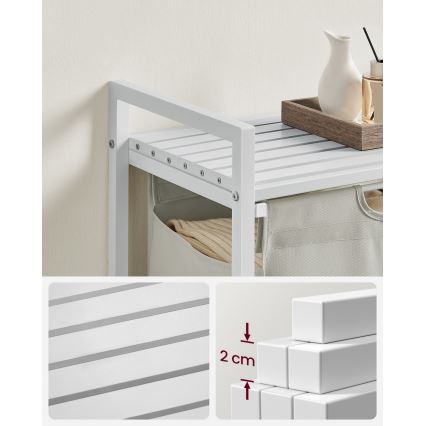 Cesto para roupa REX branco