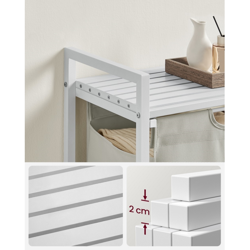 Cesto para roupa REX branco