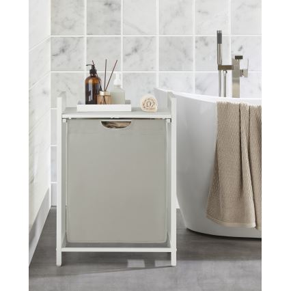 Cesto para roupa REX branco