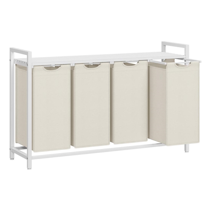 Cesto para roupa REX branco