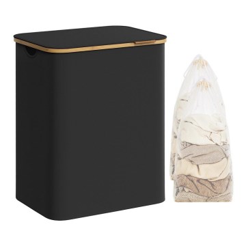 Cesto para roupa TATE preto