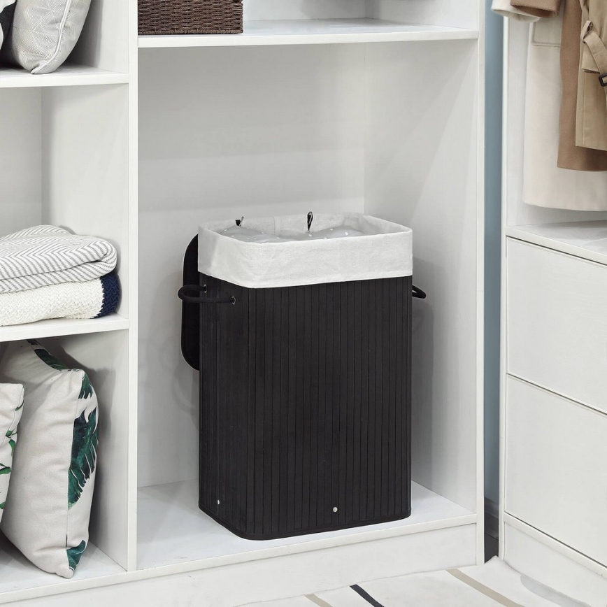 Cesto para roupas GUS, preto