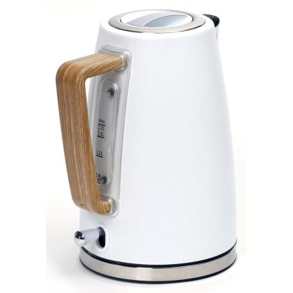 Chaleira 1,7 l 2400W/230V aço inoxidável/branco