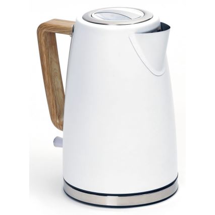 Chaleira 1,7 l 2400W/230V aço inoxidável/branco