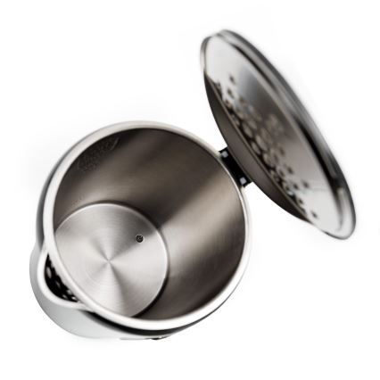 Chaleira com visor LCD 1,7 l 2200W/230V preto + copo de viagem 450 ml