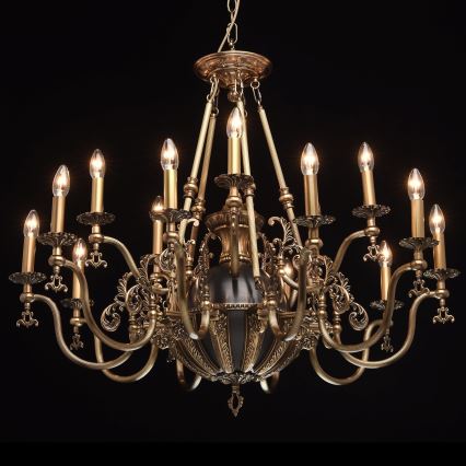 CHIARO – Candelabro suspenso GABRIEL 15×E14/60W/230V