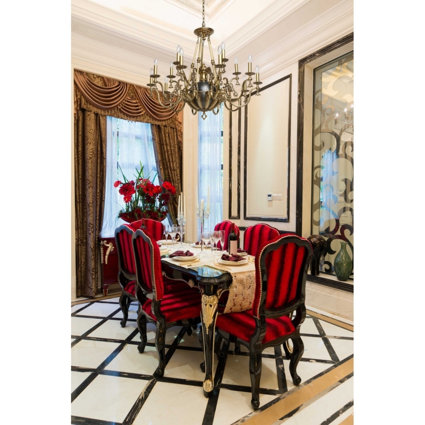 CHIARO – Candelabro suspenso GABRIEL 15×E14/60W/230V