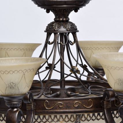 CHIARO - Candelabro suspenso MAGDALENA 12xE27/60W/230V