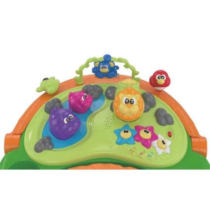 Chicco - Andarilho para bebé WALKY TALKY 2xAA amarelo/azul