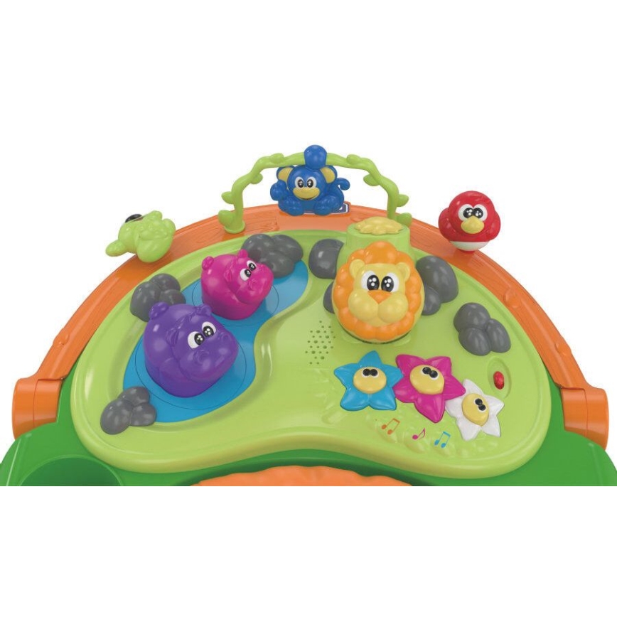 Chicco - Andarilho para bebé WALKY TALKY 2xAA verde