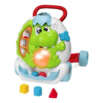 Chicco - Andarilho para bebés com atividades e som 2em1 DINO