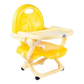 Chicco - Assento elevatório portátil para crianças POCKET SNACK amarelo