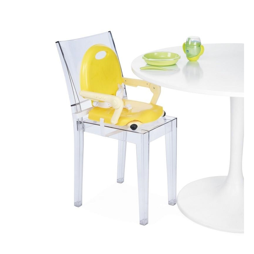 Chicco - Assento elevatório portátil para crianças POCKET SNACK amarelo