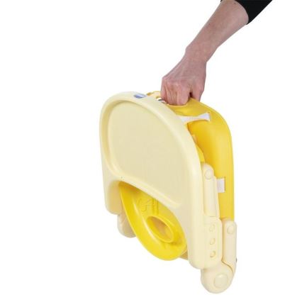 Chicco - Assento elevatório portátil para crianças POCKET SNACK amarelo