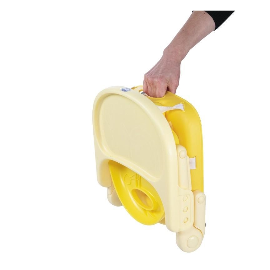 Chicco - Assento elevatório portátil para crianças POCKET SNACK amarelo