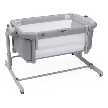 Chicco - Berço infantil 2 em 1 NEXT2ME MAGIC EVO cinza claro