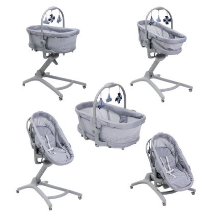 Chicco - Berço para bebés 5em1 BABY HUG PRO cinzento