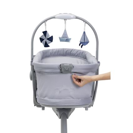 Chicco - Berço para bebés 5em1 BABY HUG PRO cinzento