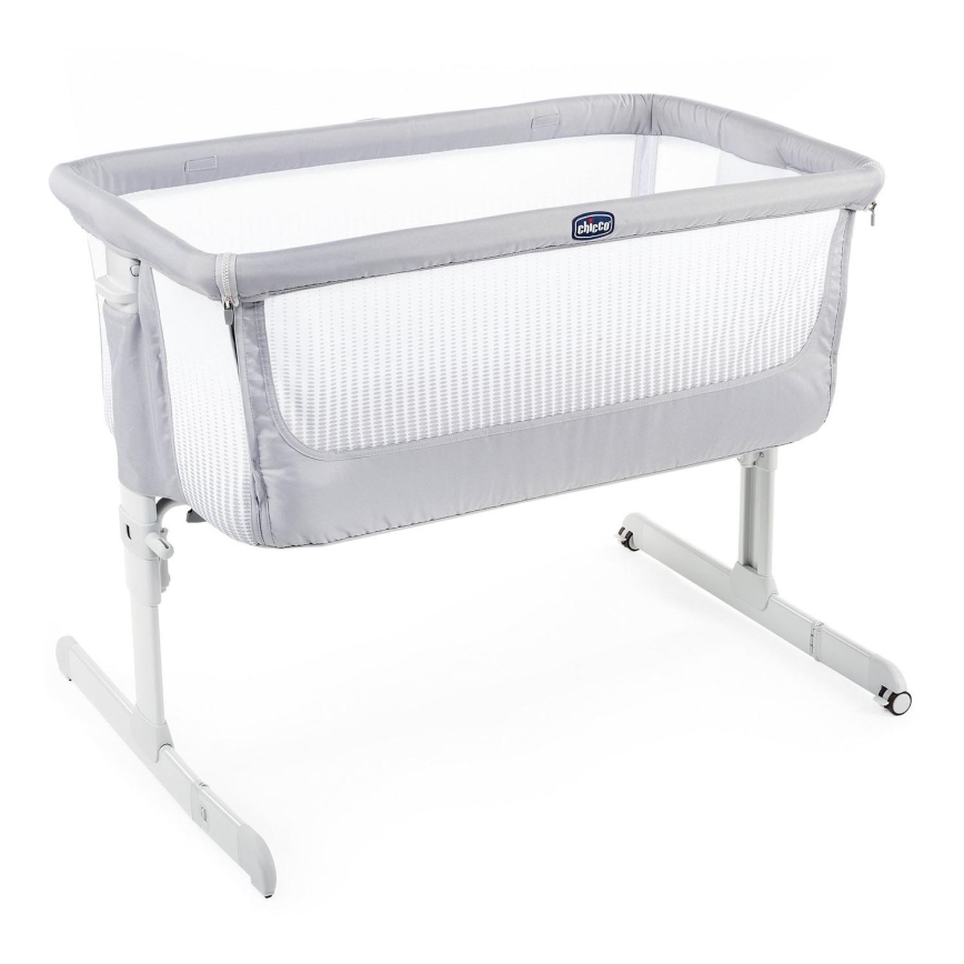 Chicco - Berço para bebés NEXT2ME AIR cinzento claro