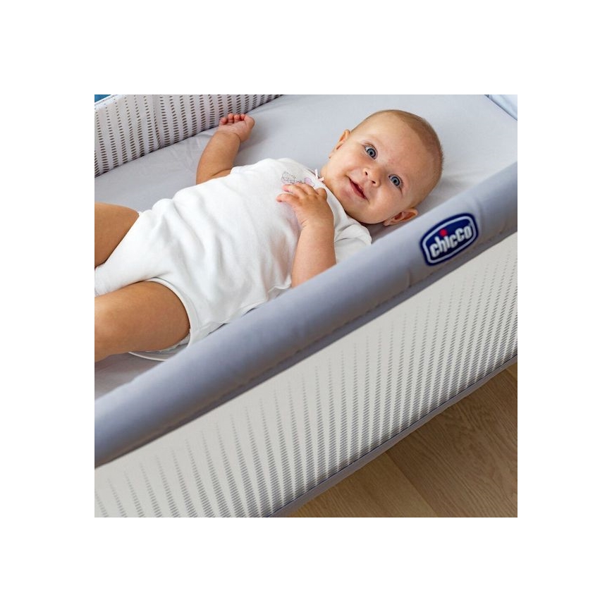Chicco - Berço para bebés NEXT2ME AIR cinzento claro