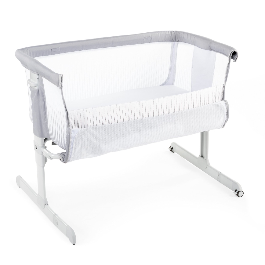 Chicco - Berço para bebés NEXT2ME AIR cinzento claro