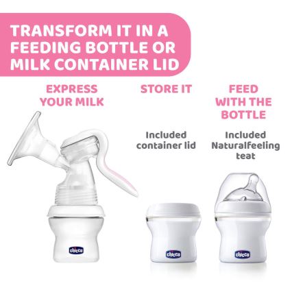 Chicco - Bomba tira leite manual Natural Feeling