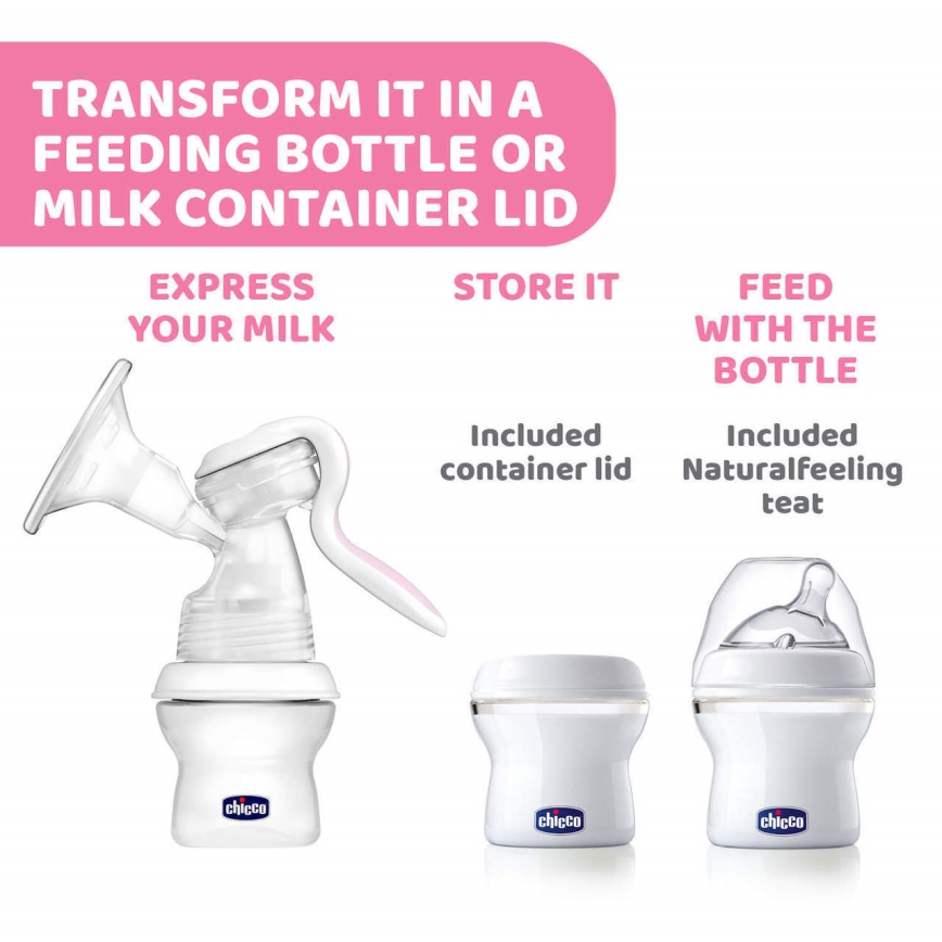 Chicco - Bomba tira leite manual Natural Feeling