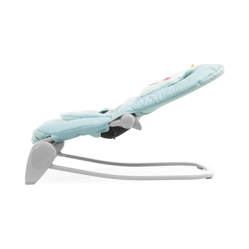 Chicco - Cadeirinha vibratória para bebé com melodia BALLOON Froggy 2xAA + 1xLR20 azul